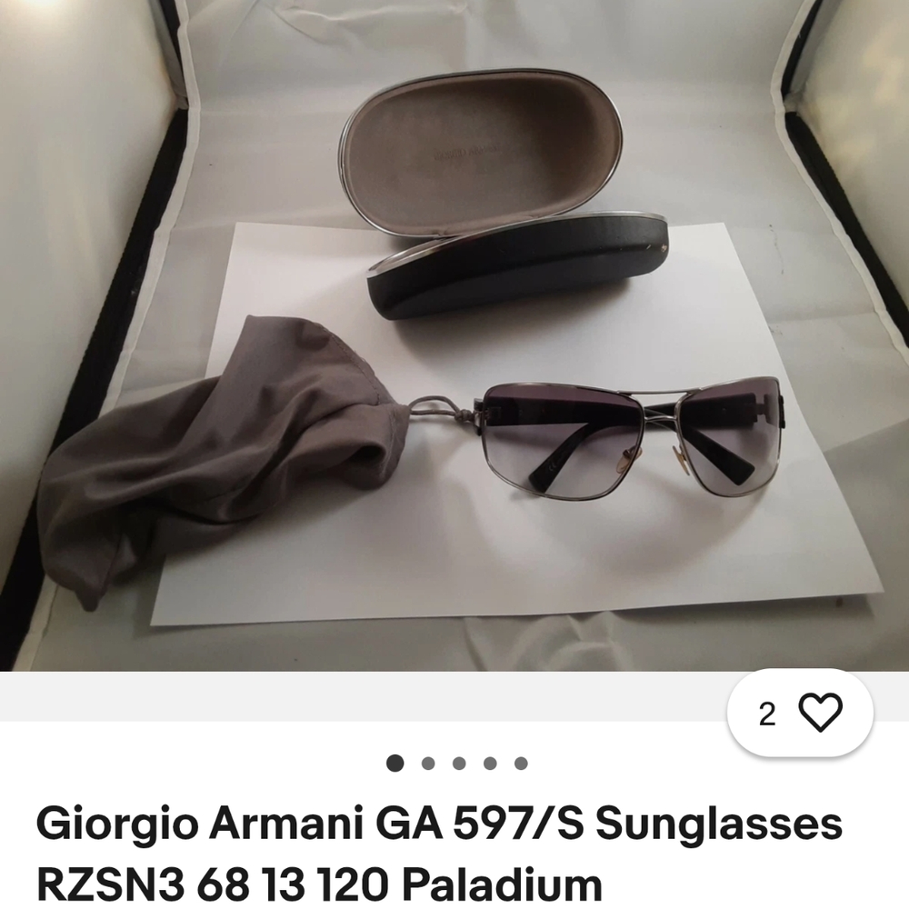 Giorgio Armani Sunglasses with Case
